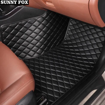 

Car floor mats special for BMW X5 E70 F15 Leather heavy duty 5D car-styling rugs carpet floor liners (2006-now)