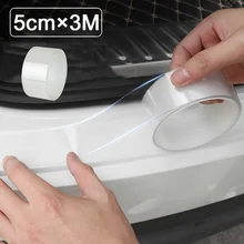 

5cm Car Door Bumper Anti-scratch Strip Transparent Tape Car Sill Edge Protection Waterproof Multifunction Anti-collision Sticker