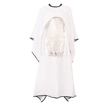 

1PC Salon Hair Cutting Wrap Apron Barbers Hairdressing 3 Colors Hairdresser Cape Gown Styling Tools With Viewing Window