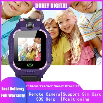 

Q88 Smart Watch for Kids Sim card Bracelet 1.44" Bluetooth Waterproof IP67 Color Screen Pedomter Sleep Monitor Camera alarm