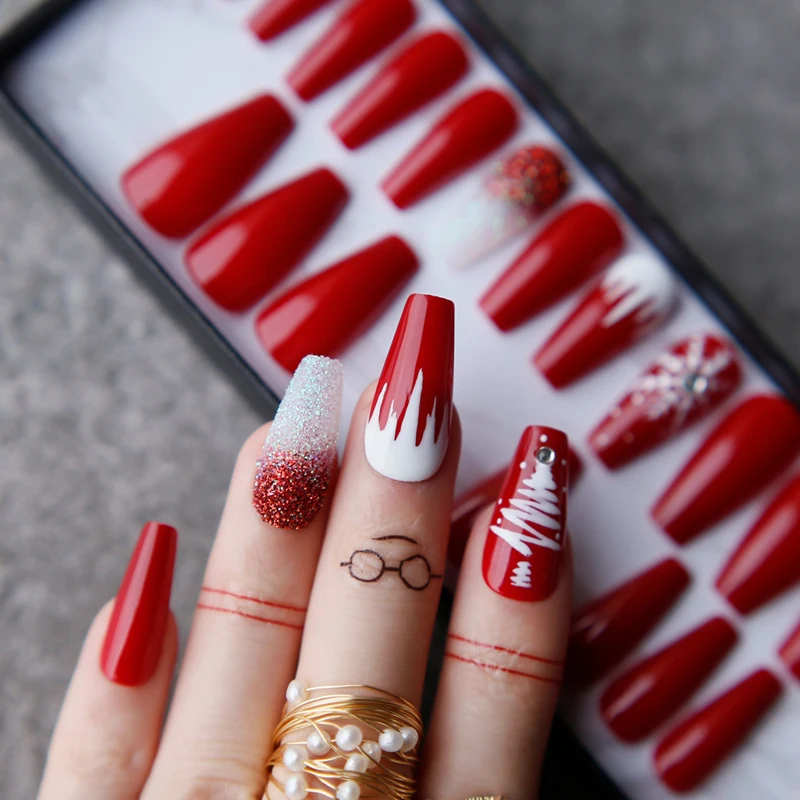 Brittneys new red nails | I just got my nails done and looki… | Flickr