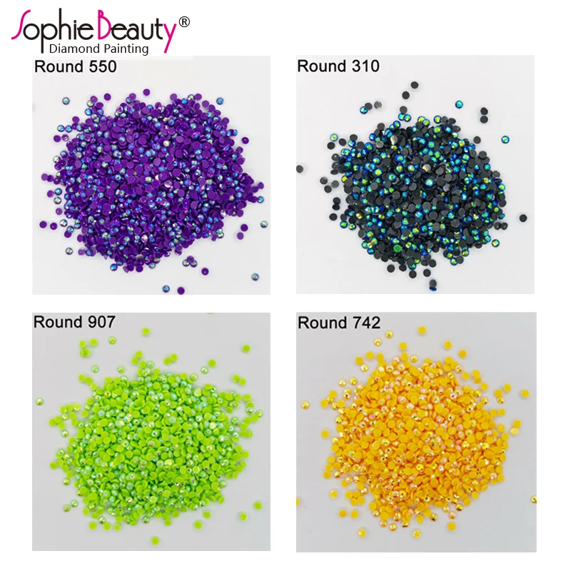 2021 New AB Stone 2.8mm Colorful Round Drills Diamond Painting Embroidery Rhinestone Mosaic | Дом и сад