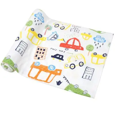 Mangomama детское одеяло хлопок 75x85 см пеленки для новорожденных Обёрточная бумага мягкий и пропускающий воздух материал мультфильм Животные дизайн летние Одеяло - Цвет: cars