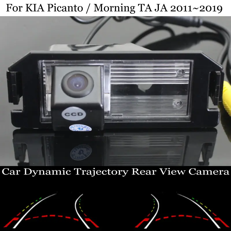 Cámara De Marcha Atrás Para Maletero Compatible Con Kia Picanto 2011-2019, Instalación Directa, Visión AHD720P, Material ABS