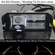 FOR KIA Picanto / Morning 2D 4D MK2/3 TA JA 2011~2019 Car Dynamic Trajectory Rear View Camera Intelligentized Reversing Camera