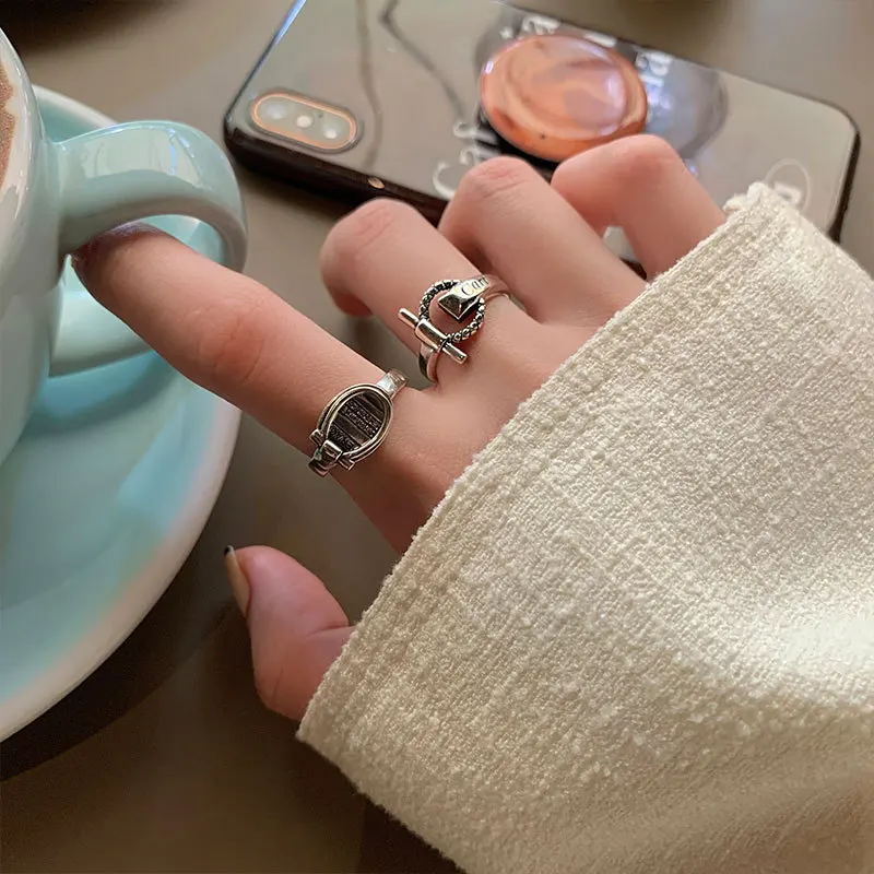Bague Hermès Échappée En Argent 925 - Taille 55 (ou 49) - Style Marin - Occasion