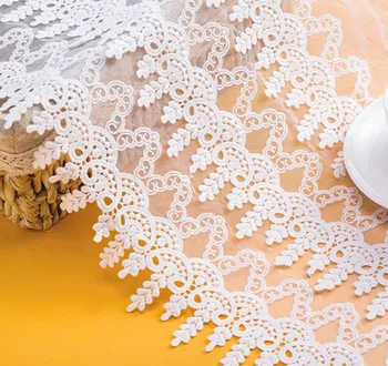 

Clothing Accessories Home Textile Lace Water Soluble Mesh Embroidery Three layers Enamel Cloth Width 35 cm