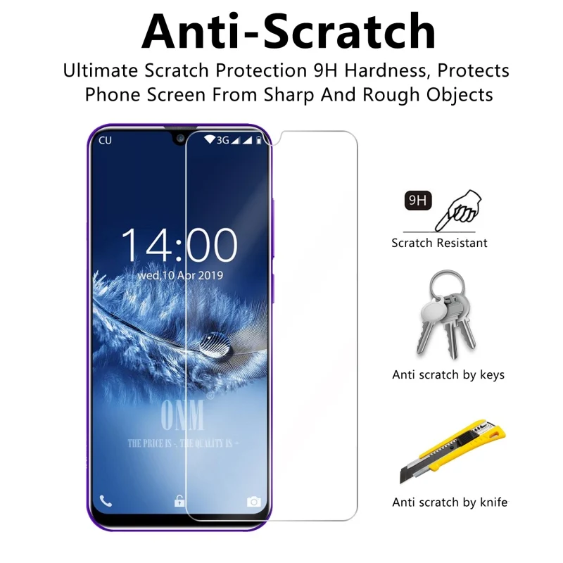 10 шт закаленное стекло для OUKITEL C16 стекло протектор экрана 2.5D 9H Премиум Закаленное стекло для OUKITEL C16 защитная пленка