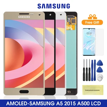 

Original A500 Lcds For SAMSUNG Galaxy A5 2015 LCD Display Touch Screen Digitizer Assembly For Samsung A500 A500FU A500F A500M