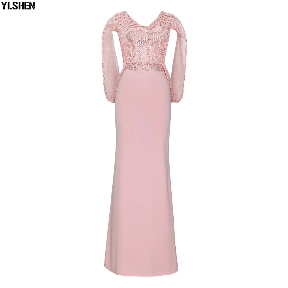 African Dresses For Women Elastic Sequins African Dress Daily Sexy Bat Sleeve Robe Party Evening Long Maxi Dress Africa Clothing 19