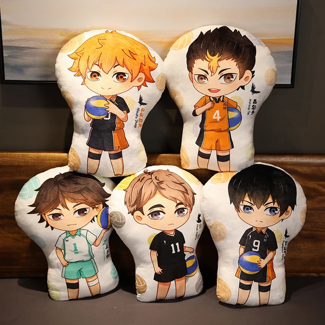 Boneco de Pelúcia Anime Volêi Haikyuu - Kageyama, Hinata e Oikawa