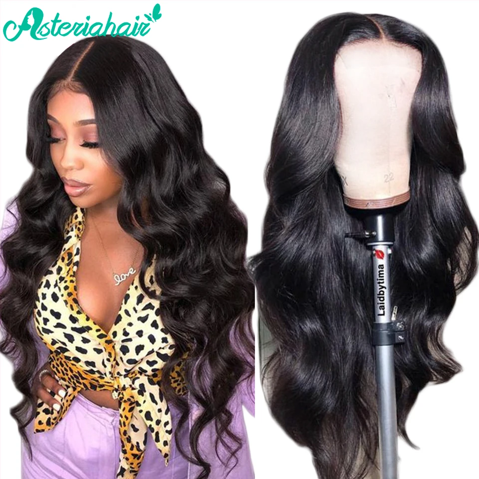 Asteria Hair 360, парик из натуральных волос на кружеве, предварительно выщипанные с детскими волосами, бразильские волосы на 360, парики на кружеве для черных женщин Remy