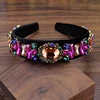 vintage sparkly colorful crystal headband rhinestone diamante hairband for luxury women hair jewelry ► Photo 1/3