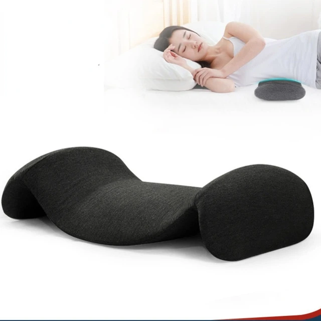 PurenLatex Lumbar Pillow for Sleeping Memory Foam Bed Back Support Cushion  for Lower Back Pain Relief