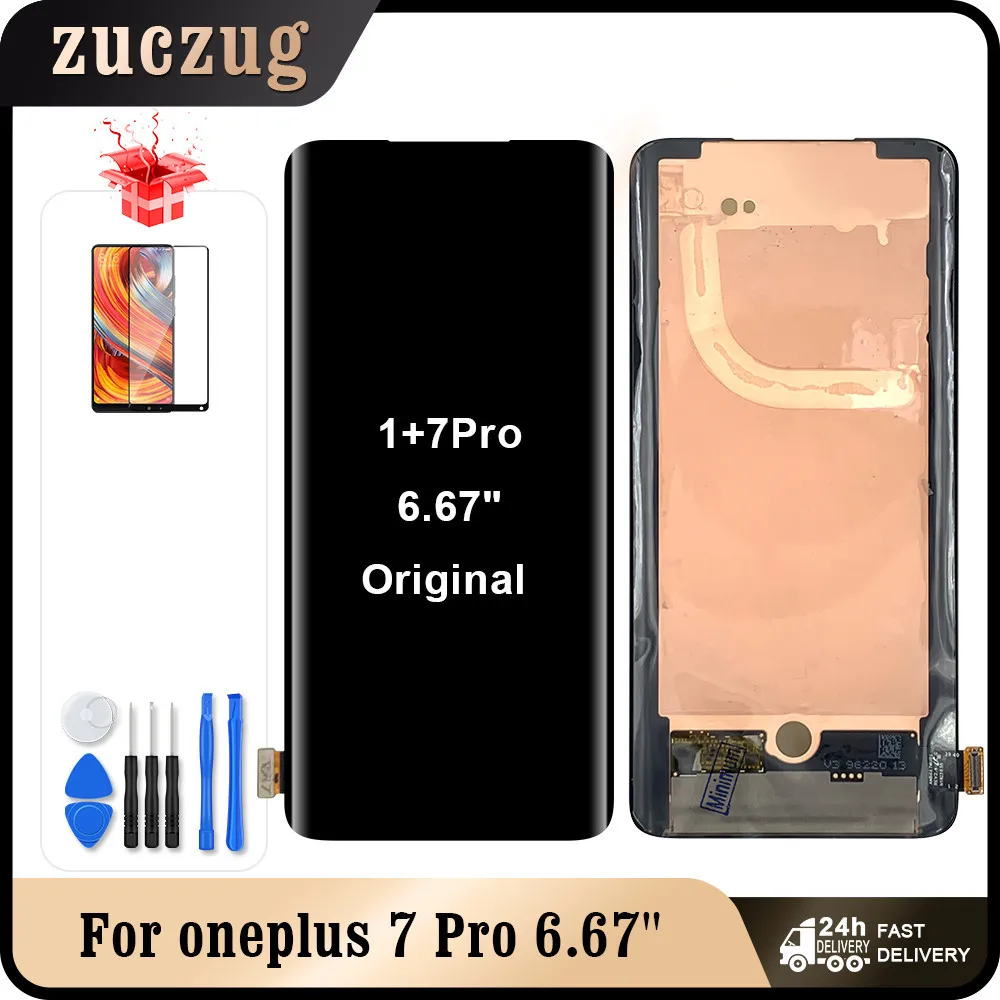 6 67 "оригинальный Amoled для OnePlus 7 Pro 7T 7Pro 7TPro ЖК-дисплей сенсорный экран One Plus 1 + |