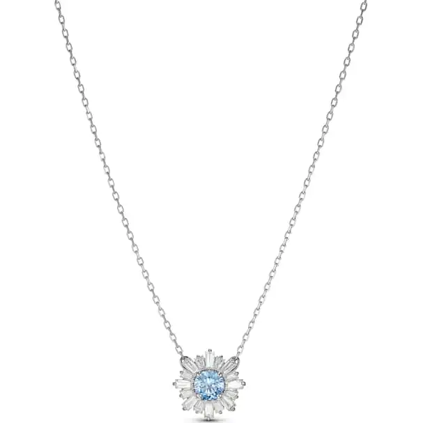 

Original SWA Necklace with Original Logo 5536742 SUNSHINE Sunflower Necklace Elegant Woman Jewelry Gift Free Shipping