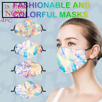 

New Style Colorful Gradient Pattern Multicolor Adult Ear-mounted Windproof Mask Mascarilla Reutilizable Mondkapjes Herbruikbaar