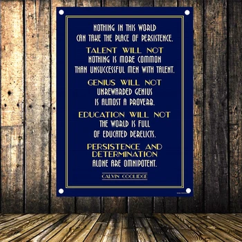 

Vintage Historical Quote Motivational Posters Flags & Banners Tapestry; Success Wall Art Inspired by Famous Leaders and Thinkers