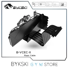 Bykski-Kit de montaje Vertical para tarjeta gráfica GPU, soporte + Cable de extensión Alzadora de 25cm, PCIE3.0x16