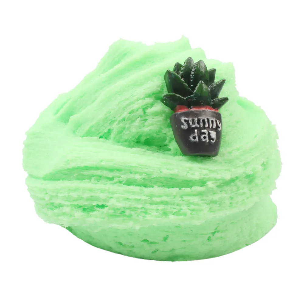 Colorful Mixing Cloud Cotton Candy Slime Fluffy Polymer Anti Stress Slime Sludge Cotton Mud Toy Toys For Children #A