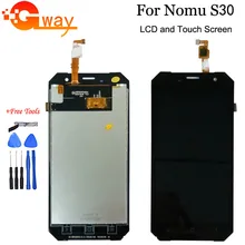 FSTGWAY для " дюйма ному S30 ЖК-дисплей Дисплей+ Сенсорный экран стекло lcd дигитайзера Панель Замена+ Бесплатные инструменты