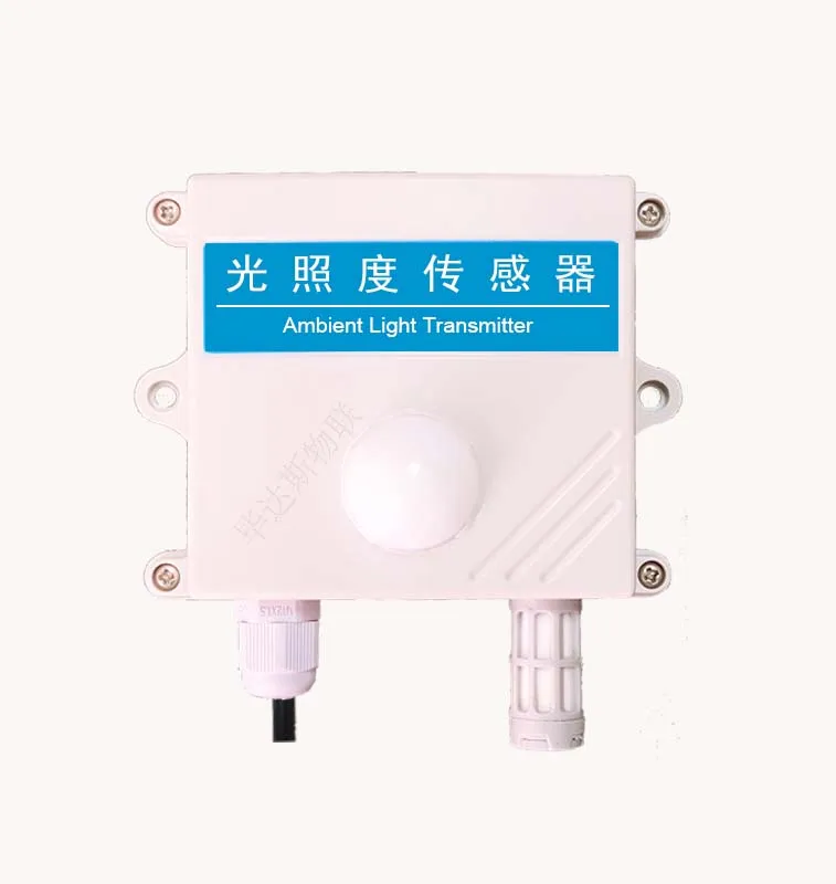 

Light Intensity Sensor Transmission Monitoring Instrument RS485 Simulation Volume 4-20mA Output Waterproof Temperature Humity