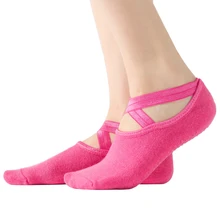 3 пары в упаковке, женские нескользящие носки для йоги, женские детские колготки для йоги, пилатеса, балета, спортзала, танцев, спортивных носков