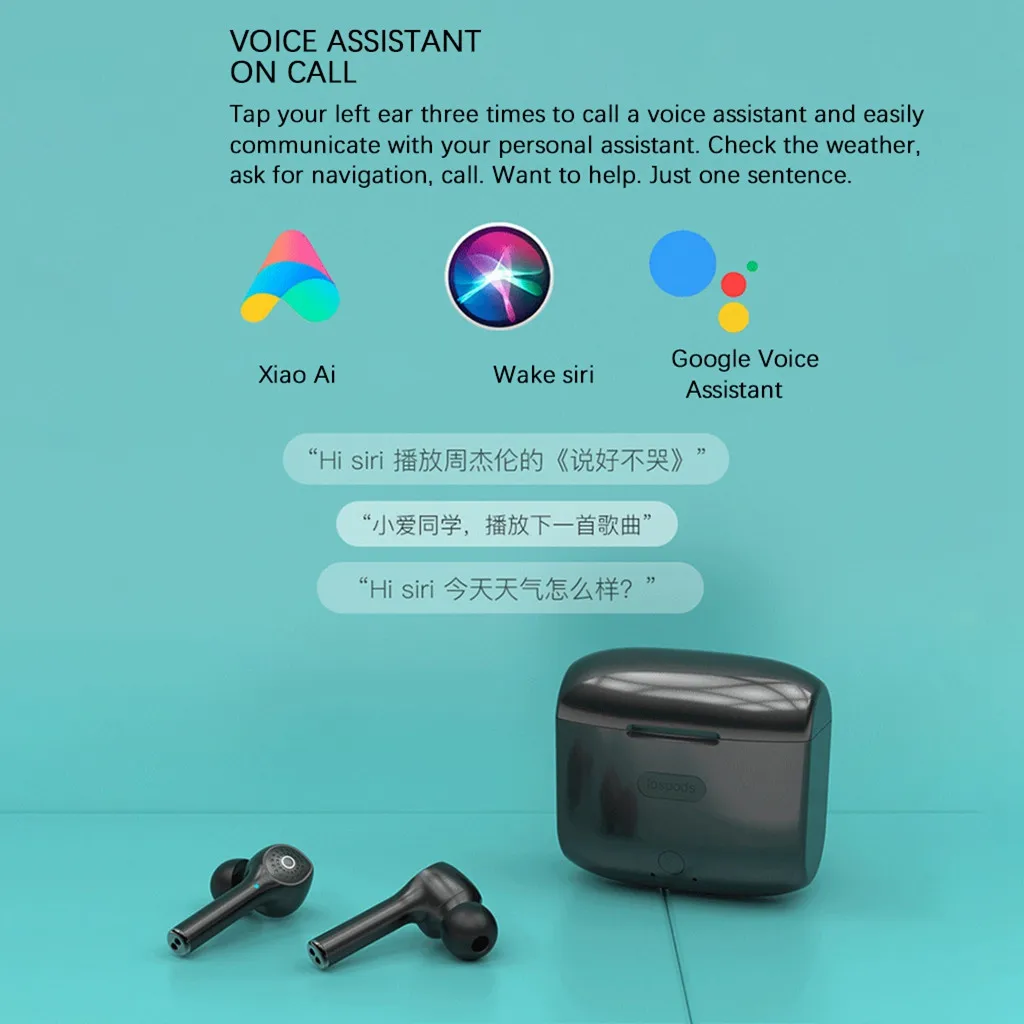 Bluetooth наушники Twins Bluetooth 5,0 Наушники Беспроводные водонепроницаемые мини стерео наушники гарнитура спортивные Earbud-L1216