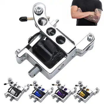 

Coil Tattoo Machine 10 Wraps Coils Machine Professional Liner Body Art Tattoo Machine Device Permanent Make Up Tattoo Machine