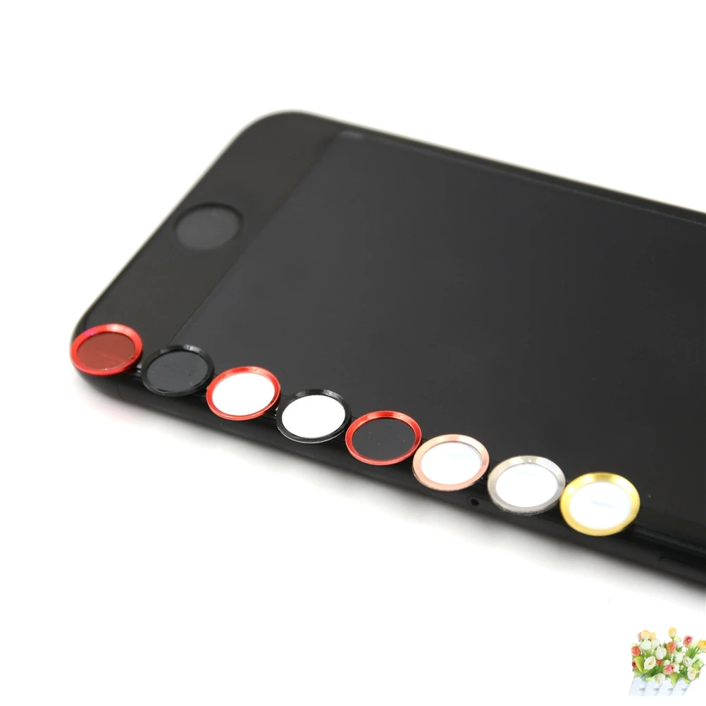 Для iPhone 5S, 5, se, 4, 6 S, 6s, 7 Plus, чехол, алюминиевый, роскошный, для телефона, для iPhone, кнопка домой, наклейка, защита сенсорного ID