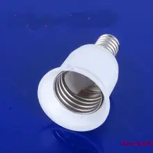 E14 к E27 Расширенная База Светодиодный светильник лампа адаптер база конвертер