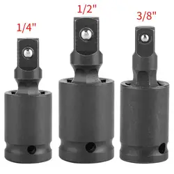 Clé à molette pneumatique en acier au chrome et au molybdène, 1/4 "/3/8"/1/2 ", adaptateur de prise, avec Joint universel, 3 pièces, 2021 