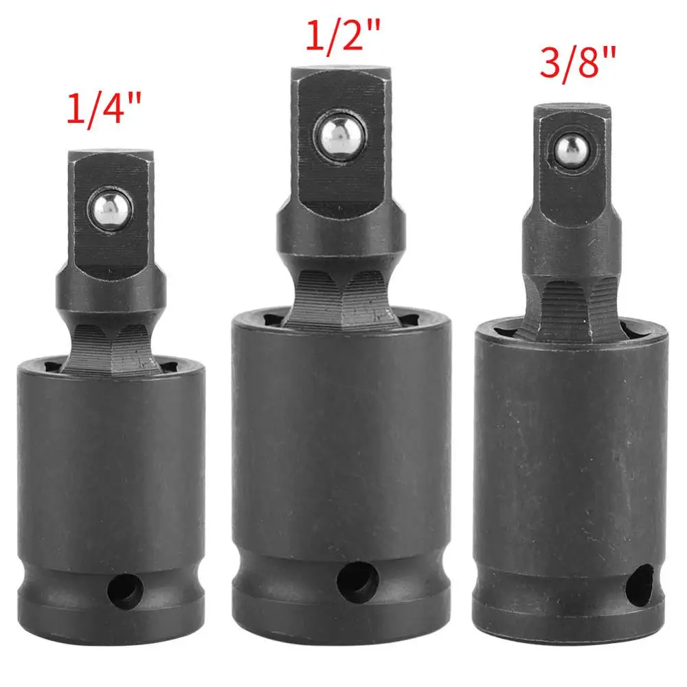 3pcs 1/4" 3/8" 1/2" Wrench Socket Adapter Phosphating Chromium Molybdenum Steel Pneumatic Wrench Universal Joint hand Tool|Wrench| - AliExpress