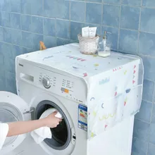 Пылезащитная стиральная машина Геометрическая крышка холодильника Водонепроницаемая Eva Пыленепроницаемая ткань с мешком украшение для дома Чистка