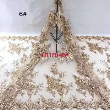 

Latest Sequin Lace Fabric African French Mesh Lace 2020 new African Sequin Lace Embroidery, Nigerian Lace, Dress, Wedding Fabric