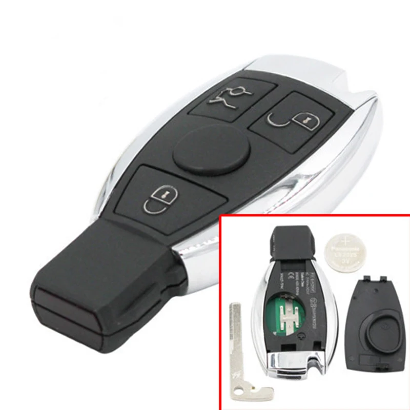 2 кнопки Замена Fob дистанционный смарт-ключ чехол для Mercedes BENZ ML SL SLK CLK W211 удаленный