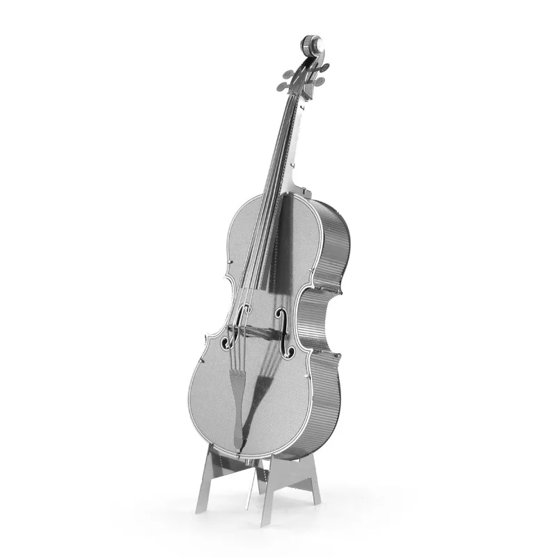 

3D Metal Puzzle Famous Product For violin Model Assemble Kits Puzzle Laser Cut Jigsaw Toys for Beginner