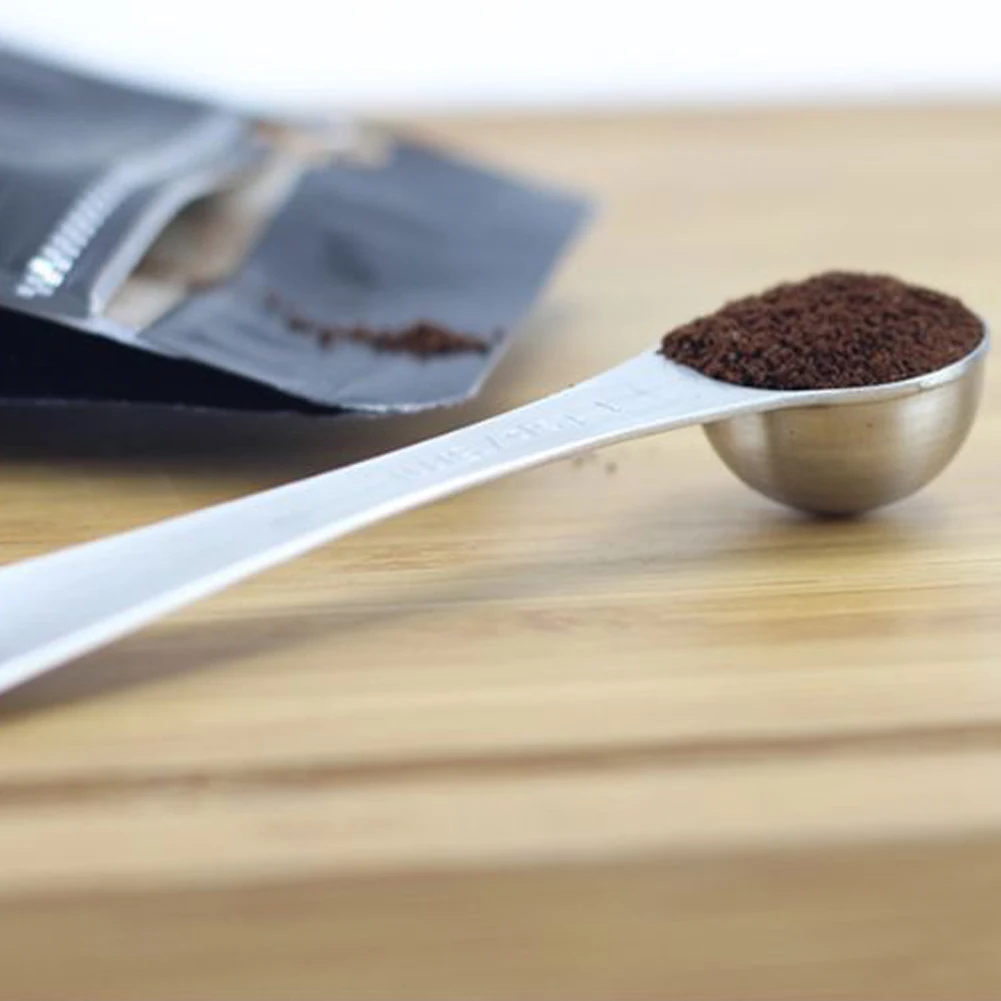7 Pcs Kitchen Portable Stainless Steel Non Toxic Easy Clean Corrosion Resistant Accurate Ergonomic With Scale Measuring Spoon