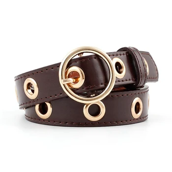 

2020 European and American Style Luxury Belt for Women High Quality PU Pin Buckle Fashion Trend Belts