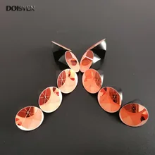 5 шт./лот оптическое стекло K9 световозвращающий Призма лазерный уровень луч отражение 25,4 мм трехгранный угол Prisma 5 дуги secs возвратный луч