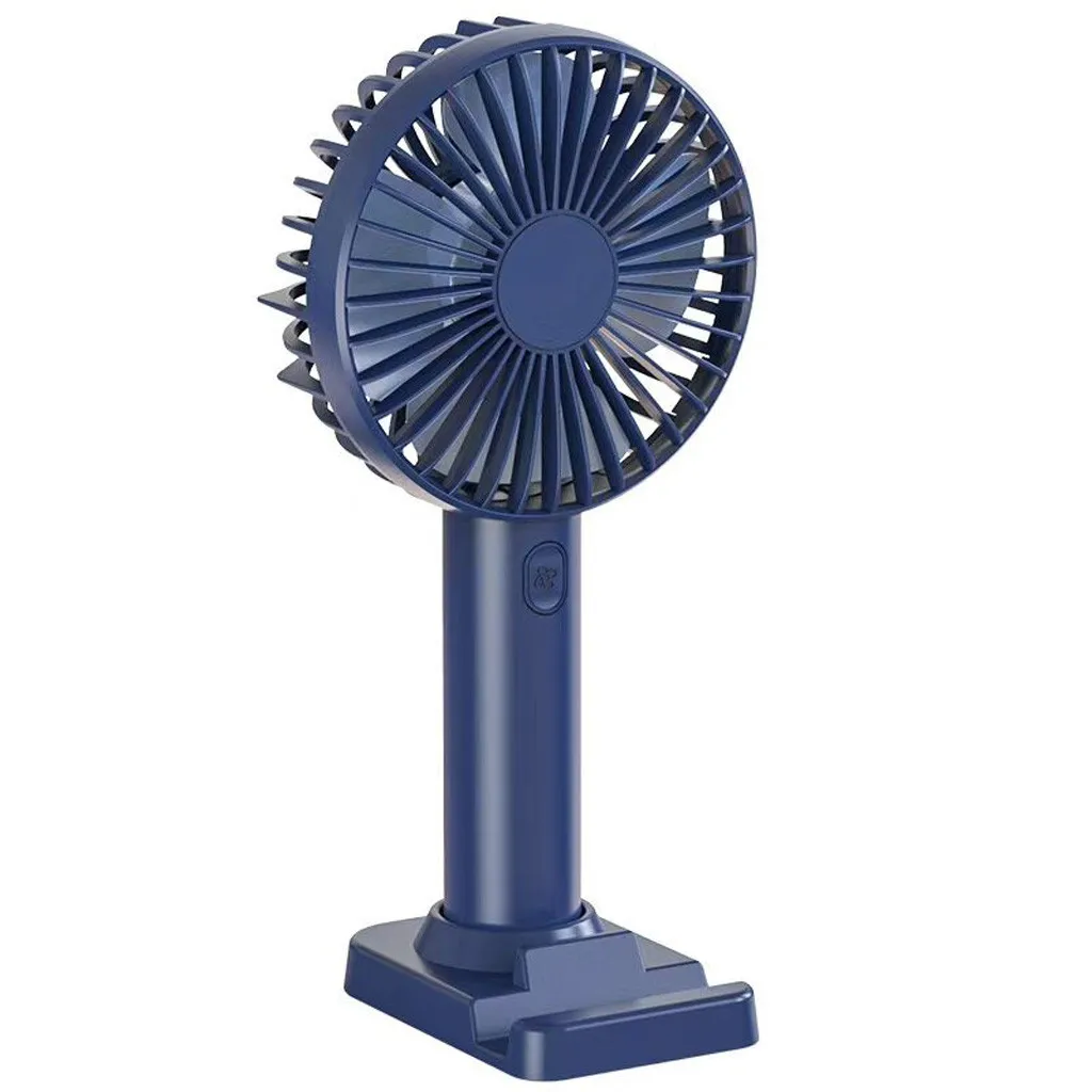 New Arrival USB Fan with Phone Holder Portable Desk Rechargeable Battery Mini Cooling Fan Usb