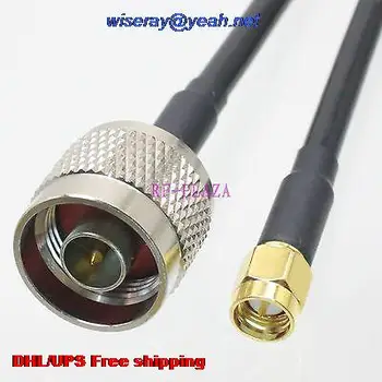 

DHL/EMS 100 pcs Cable 3FT N male plug to SMA male plug RG58 RF Pigtail jumper cable with one year warranty-A2