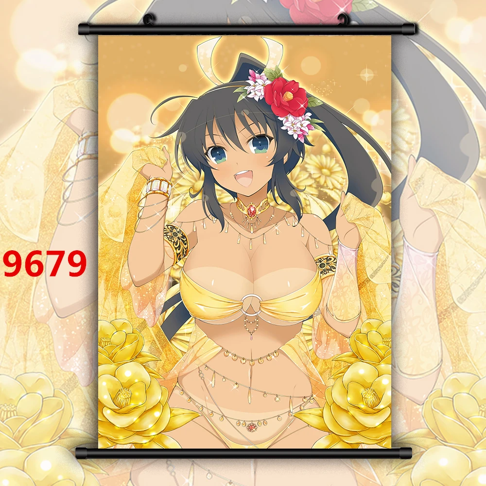 9679 Senran Kagura халат свадебное платье Аниме Манга HD печать плакат свиток - Цвет: 9679