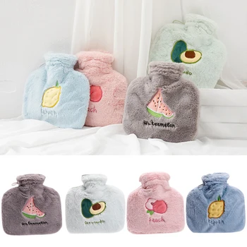 

1000ml Plush Cartoon Explosion-Proof Rubber Water-Filled Hot Water Bottle Plush Cloth Cover