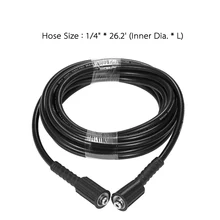 Стандартный 22 мм-14 женский твист соединение 1/" x 26,2" Мойка давления Удлинительный шланг для Karcher серии K Автомобиль Стайлинг аксессуар