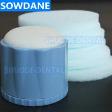 1 шт. Стоматологическая круглая подставка для Эндо+ 6 шт. сменная Чистящая пена подставка для спонжей автоклавная чистка зубов