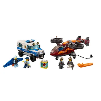 

New City Series Toys Sky Police Diamond Heist Compatible City 60209 Building Blocks Bricks for Children Christmas Gift