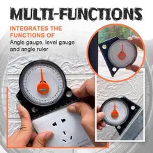 Magnetic Precise Angle Level Finder Mini Inclinometer Protractor Tilt Level Meter Angle Finder Clinometer Gauge Tool