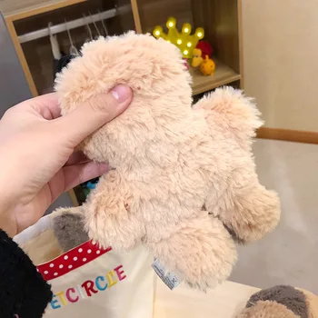 

Cute Dog Plush Toy Durable Stuffed Squeaky Chew Toys Squeaking with Squeaker Bite Teeth Cleaning for Puppy Small and Medium Dogs