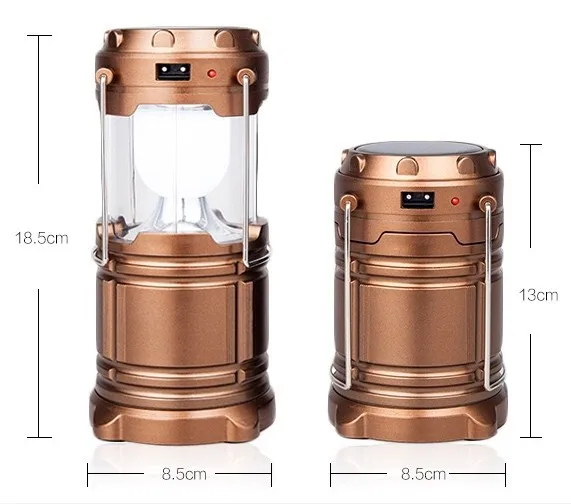 

Super Bright Solar Outdoor Portable Lamp Camping Light Camping LED Emergency Tent Light Small Lantern Chargeable Hanging Lights
